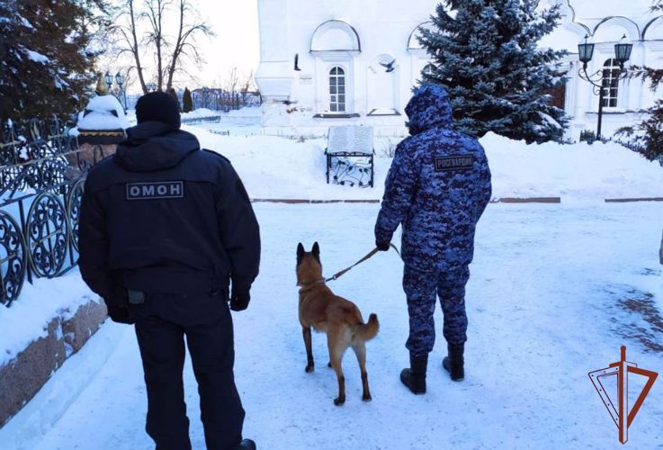 Росгвардия обеспечила правопорядок во время празднования Крещения Господня на Урале (видео)