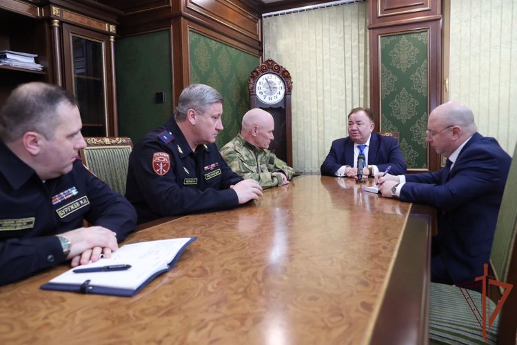 Командующий Северо-Кавказским округом Росгвардии принял участие в  рабочей встрече с главой Ингушетии