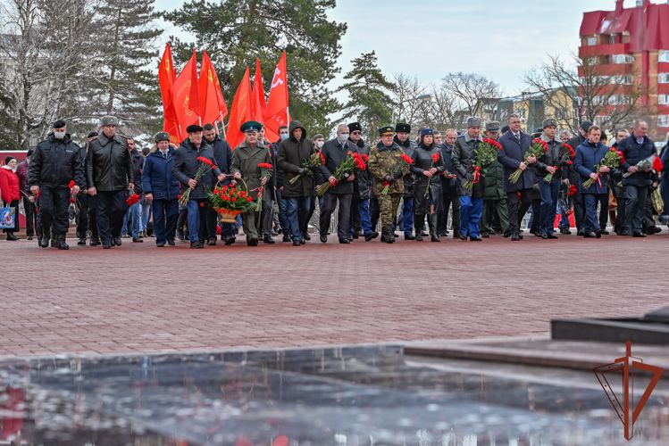 Росгвардейцы приняли участие в памятных мероприятиях, посвященных годовщине освобождения Ставрополя от немецко-фашистских захватчиков