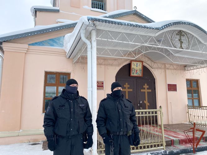 В Северо-Западном округе сотрудники Росгвардии обеспечили правопорядок в Крещение Господне