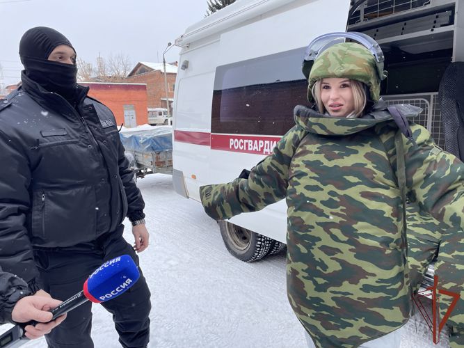 В Сибири прошли тематические мероприятия, приуроченные к 75-летию инженерной службы Росгвардии 
