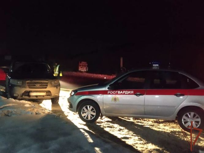 Нарядами Росгвардии и ГИБДД задержан нетрезвый водитель 