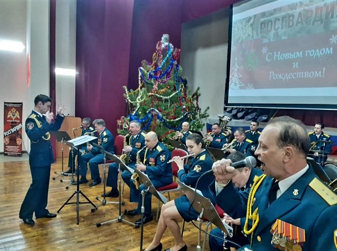 В Центре подготовки личного состава Приволжского округа Росгвардии состоялся концерт для военнослужащих по призыву
