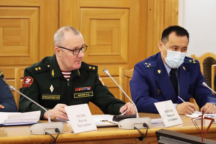 Командующий Сибирским округом Росгвардии принял участие в заседании Координационного штаба 