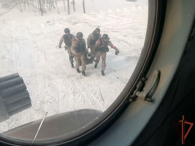 В столице Приангарья прошли совместные занятия сотрудников Росгвардии и МЧС