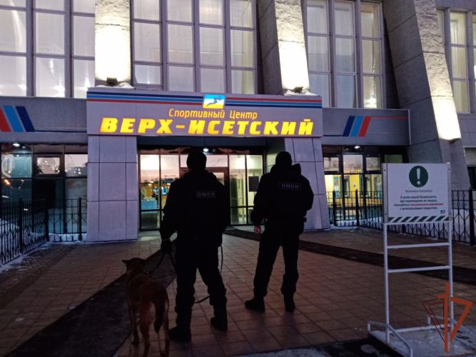 Сотрудники Управления Росгвардии по Свердловской области обеспечивают охрану общественного порядка всероссийских спортивных соревнований