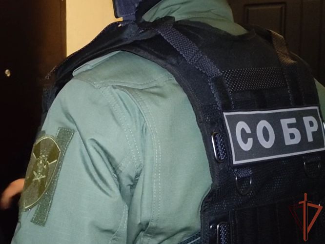При поддержке СОБР Росгвардии в Санкт-Петербурге задержаны подозреваемые в совершении квартирных краж