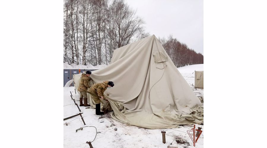 Росгвардейцы приняли участие в массовой лыжной гонке в поддержку олимпийцев 