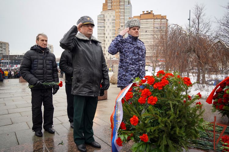 Росгвардейцы Северо-Западного округа почтили память погибших воинов-интернационалистов 
