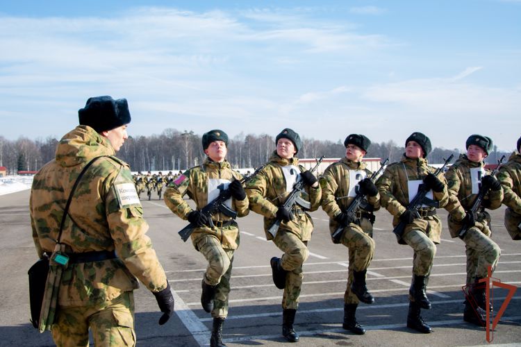 В ОДОН Росгвардии идёт подготовка к параду Победы на Красной площади