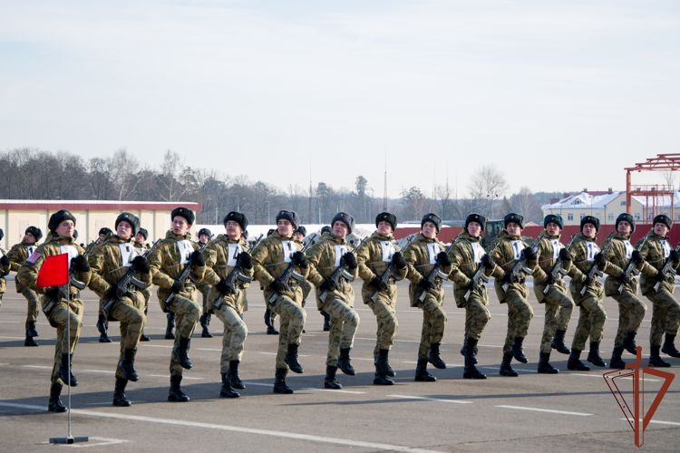 В ОДОН Росгвардии идёт подготовка к параду Победы на Красной площади