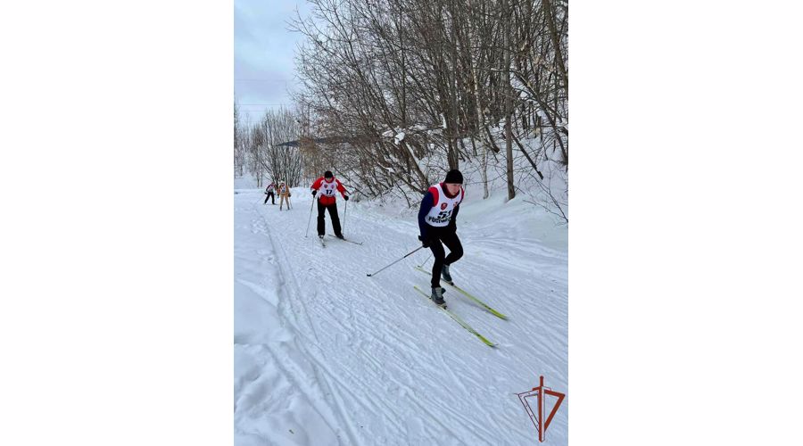 Нижегородские росгвардейцы пробежали лыжный марафон в поддержку Олимпийской сборной