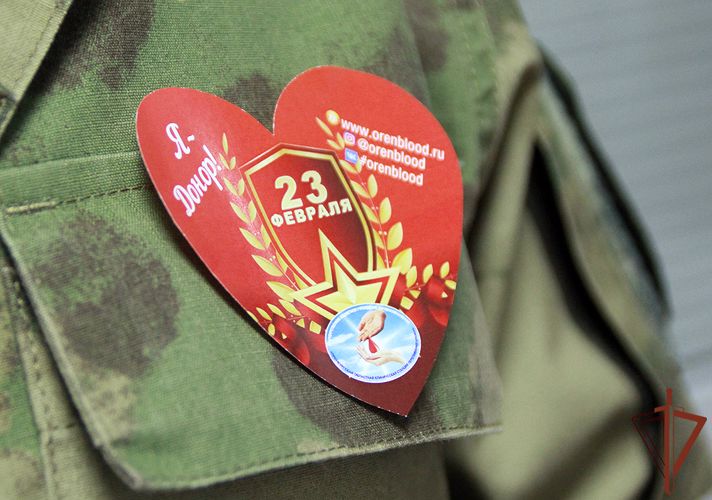 В Оренбуржье росгвардейцы дали старт акции «Я - защитник Отечества, я – донор!» 