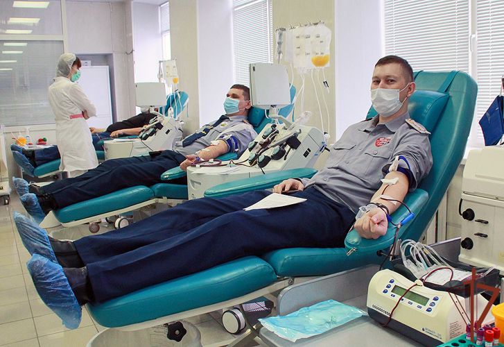 В Оренбуржье росгвардейцы дали старт акции «Я - защитник Отечества, я – донор!» 