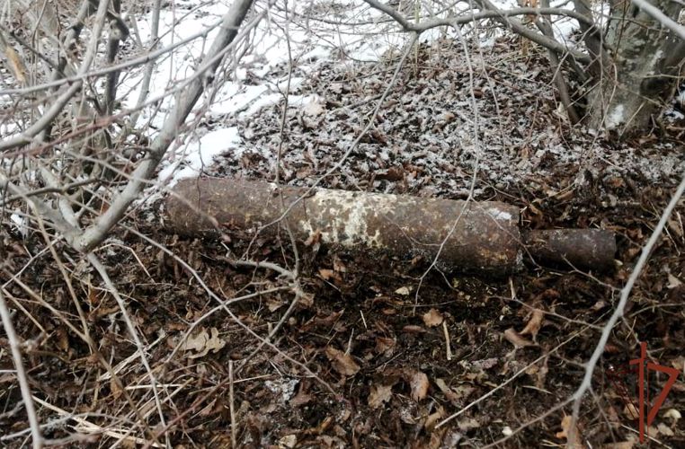 Взрывотехники севастопольского ОМОН Росгвардии обследовали боеприпас времен Великой Отечественной войны