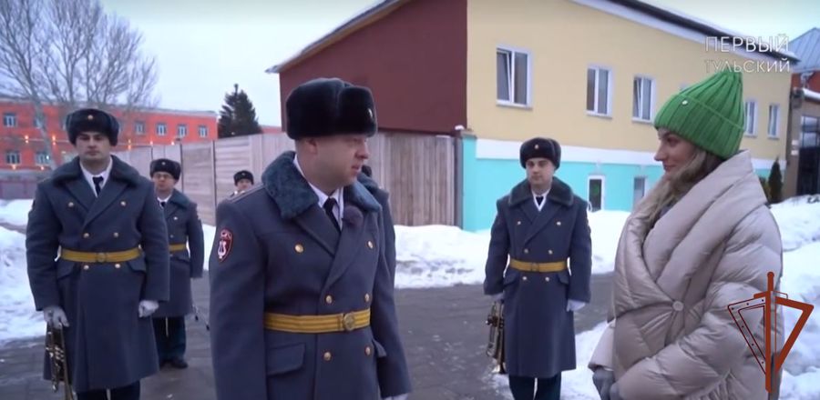 Военные музыканты Росгвардии рассказали телезрителям Тульской области о своей службе