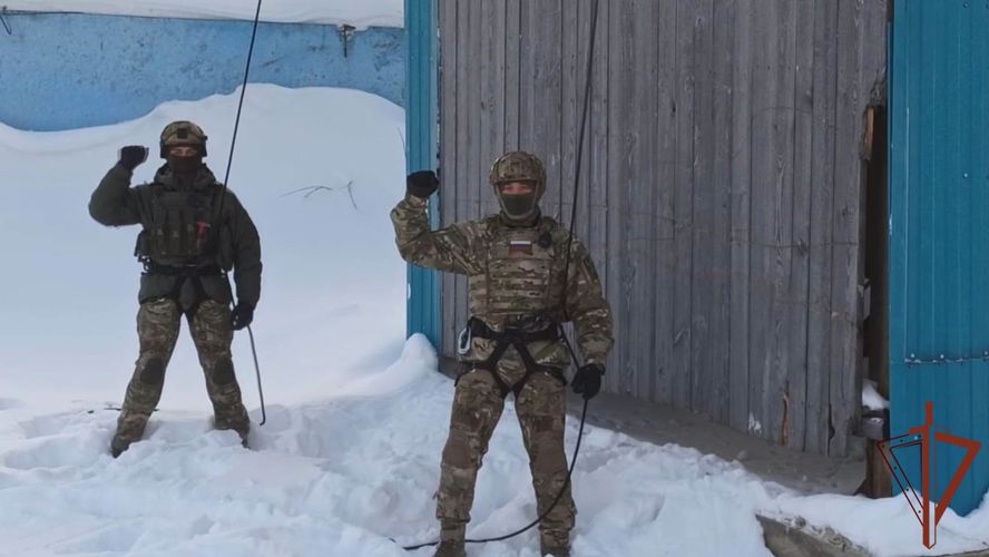 В Росгвардии продолжается акция в поддержку олимпийской сборной страны (видео)