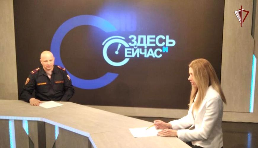 Специалисты ЛРР Центрального округа Росгвардии стали гостями теле- и радиоэфиров в преддверии профессионального праздника