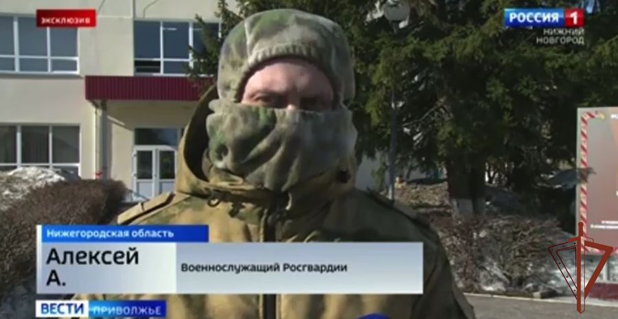 В эксклюзивном сюжете «Вести-Приволжье» росгвардейцы рассказали об участии в специальной военной операции на Украине (видео)