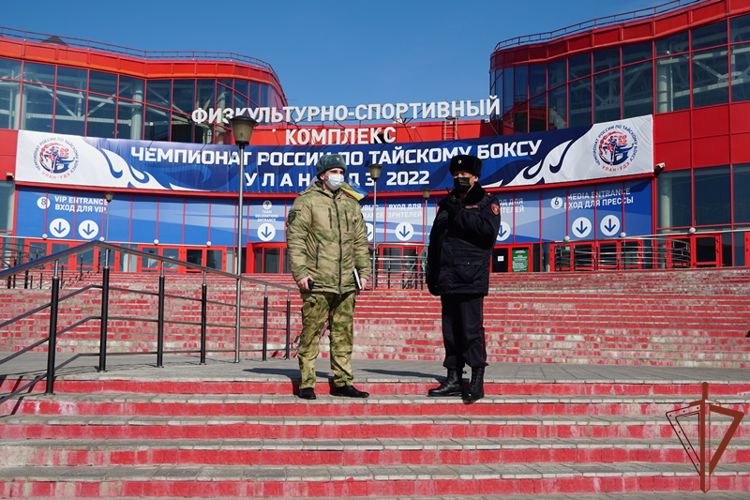 Росгвардейцы обеспечили безопасность чемпионата России по тайскому боксу в Улан-Удэ