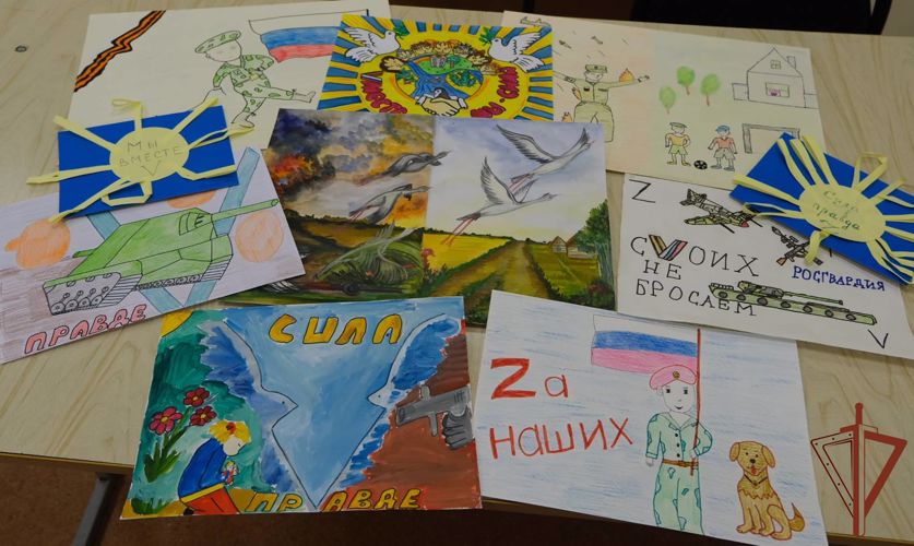 Дети росгвардейцев из Тамбова стали участниками акции «Своих не бросаем»