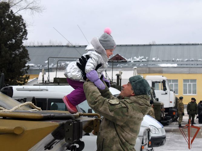Дети военнослужащих Росгвардии побывали в гостях на службе родителей