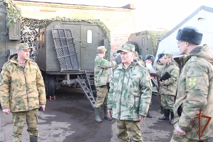 Генерал-полковник Алексей Беззубиков проверил организацию служебно-боевой деятельности группировки войск (сил) Росгвардии
