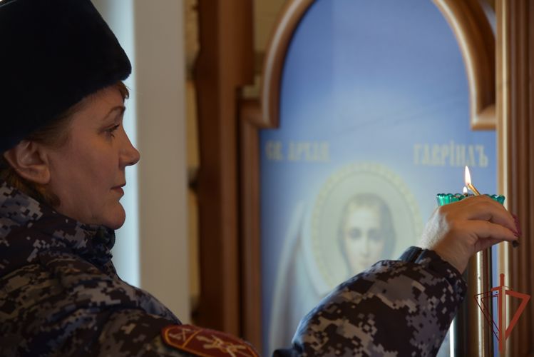 В Приволжье росгвардейцы принимают участие в богослужениях о здравии воинов, участвующих в специальной операции