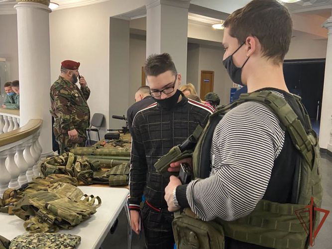 В историческом парке «Россия – моя история» Новосибирска открылась мультимедийная выставка о Росгвардии 
