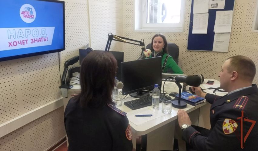 На Урале представители Росгвардии стали участниками телевизионных и радиоэфиров  