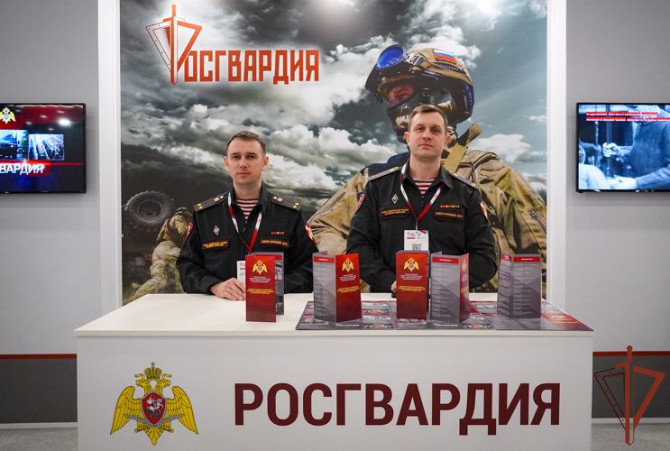 Более 600 посетивших «Экспотехностраж» юношей изъявили желание служить в Росгвардии