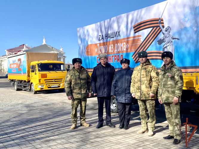 При участии Росгвардии в Волгограде дан старт акции «Zа наших» 