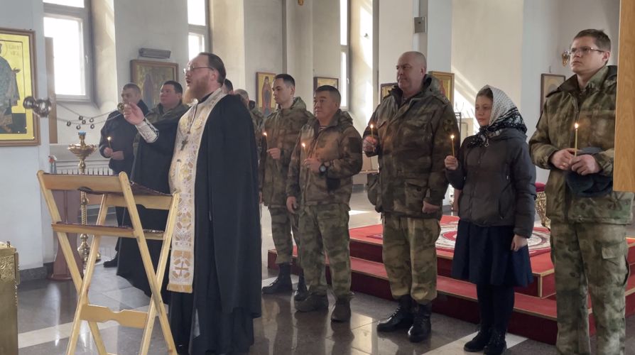В Сибири прошли церковные службы ко Дню войск национальной гвардии Российской Федерации