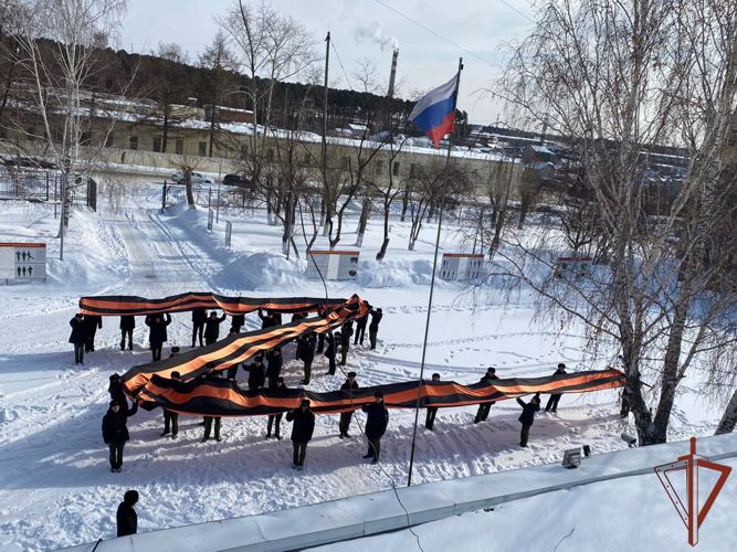 Кадеты-росгвардейцы на Урале поддержали всероссийскую акцию «Своих не бросаем»