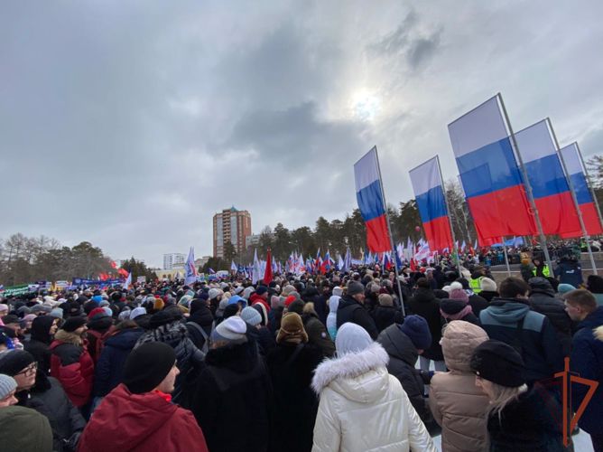 Росгвардия на Урале обеспечила безопасность мероприятий акции  «Крымская весна» 