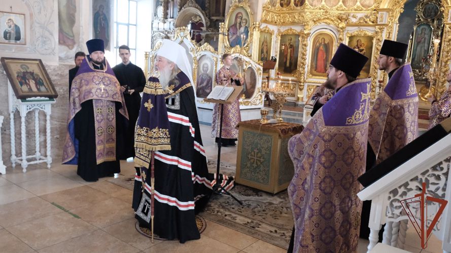 Молебны о здравии росгвардейцев прошли в Центральном федеральном округе