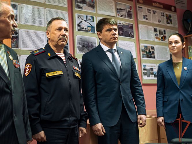 В Центральном районе Санкт-Петербурга состоялось открытие Комнаты боевой славы Росгвардии