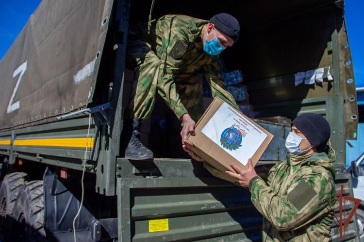 Росгвардия доставит партию помощи из Краснодарского края для жителей ДНР, ЛНР и Украины