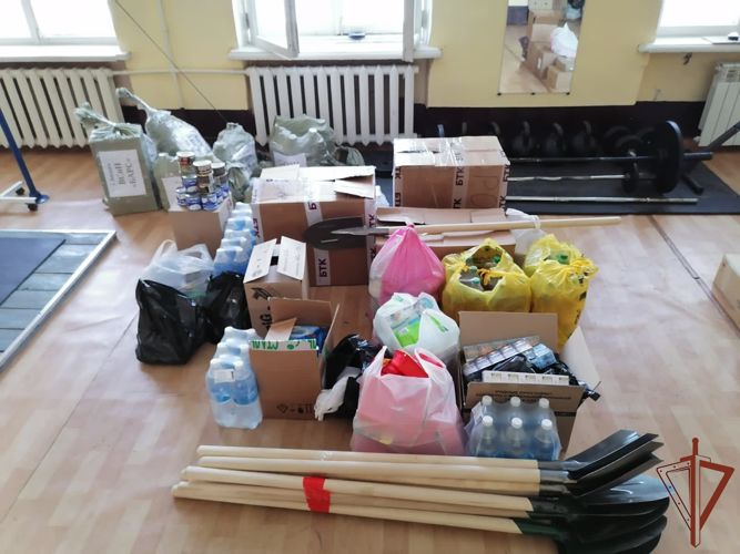 Росгвардия направила жителям Донбасса гуманитарную помощь из Иркутской области