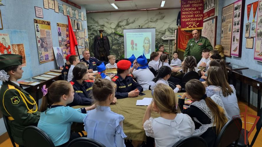 Юнгвардейцы из Кузбасса принимают участие в памятной акции