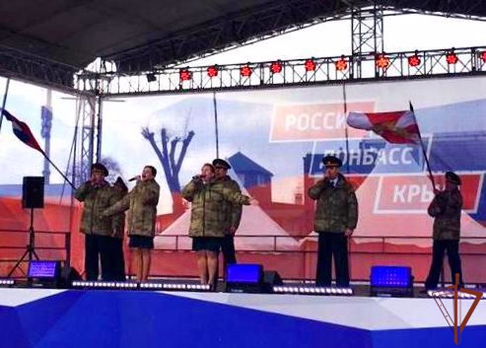  В рамках акции «Крымская весна» ансамбль Южного округа Росгвардии дал концерт для жителей Ростова-на-Дону
