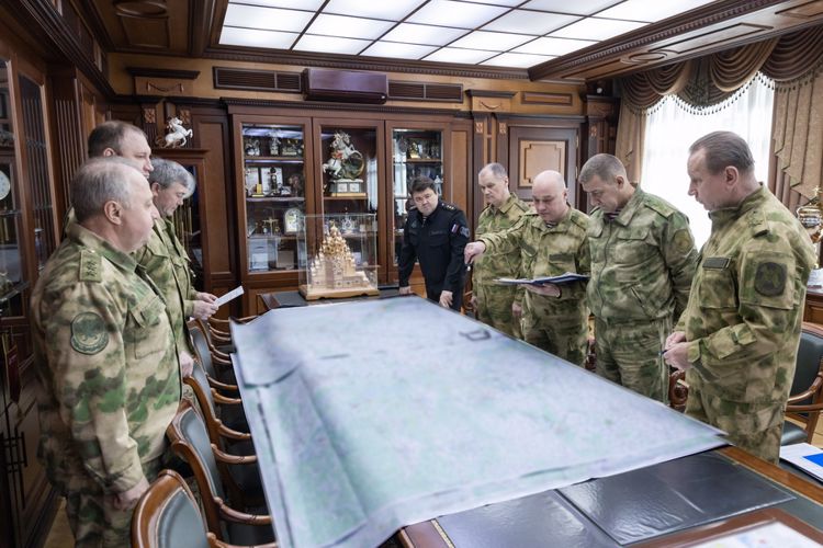  Генерал армии Виктор Золотов провел рабочее совещание по участию Росгвардии в специальной военной операции