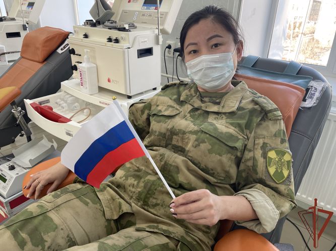 Росгвардейцы в Иркутске сдали кровь для пострадавших  жителей Донбасса