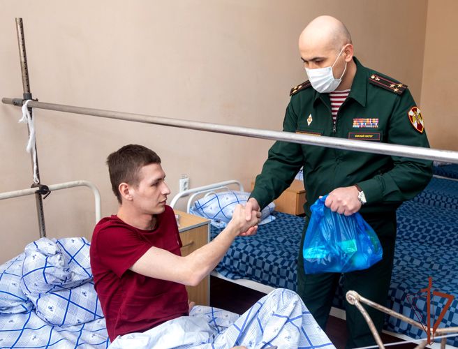  Ветераны Южного округа Росгвардии выразили поддержку участникам специальной военной операции в Украине