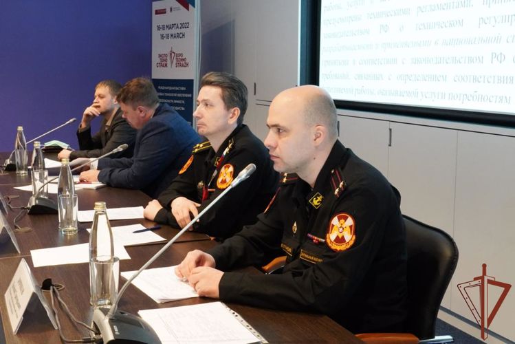 Офицеры Морского управления Росгвардии приняли участие в научно-деловой программе Международной выставки «Экспотехностраж»