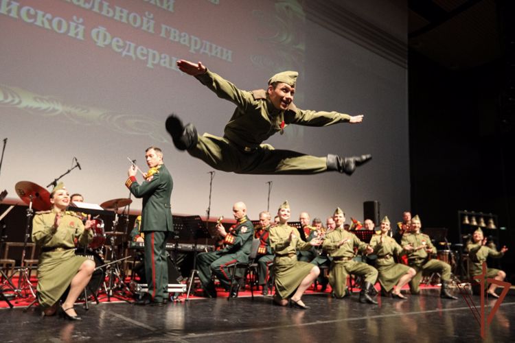 Академический ансамбль песни и пляски Росгвардии выступил на закрытии Международной выставки «Экспотехностраж»