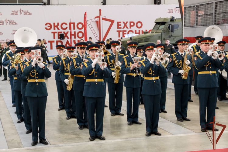 Академический ансамбль песни и пляски Росгвардии выступил на закрытии Международной выставки «Экспотехностраж»