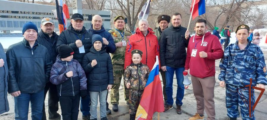 На Урале ветераны Росгвардии поддержали всероссийские акции в поддержку участников специальной операции на Украине (видео)