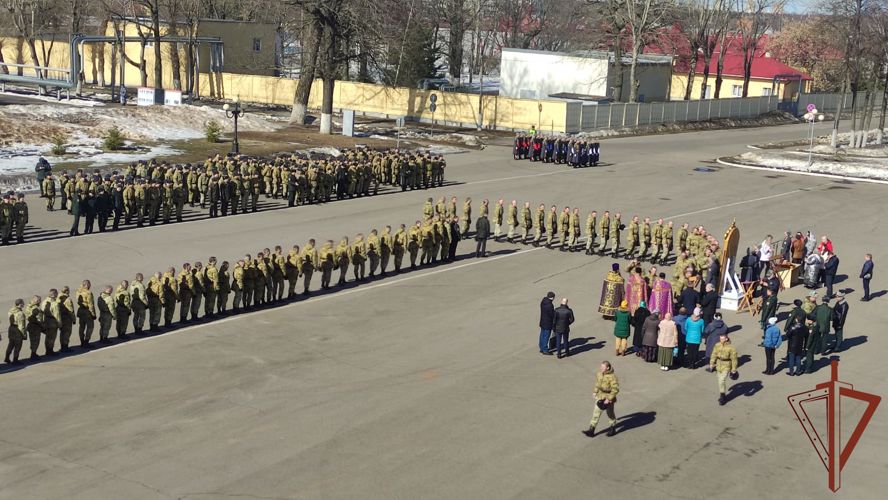 В дивизии имени Дзержинского состоялся молебен о ратных успехах росгвардейцев