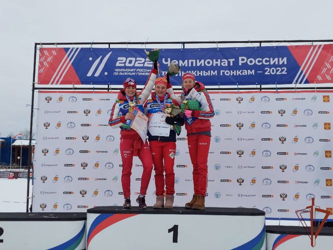 Спортсменка из Росгвардии стала призером чемпионата России по лыжным гонкам